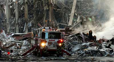 World Trade Center rubble
