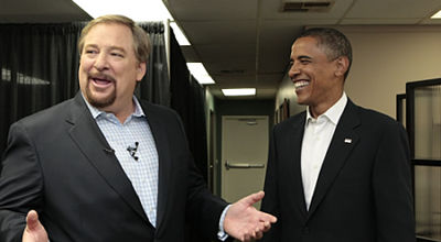Rick Warren and Obama