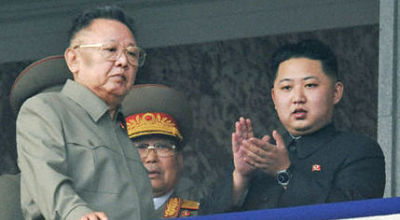 Kim Jong Il and Kim Jong Un