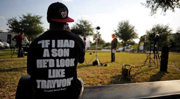 Trayvon Martin supporter