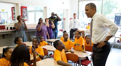 Obama classroom