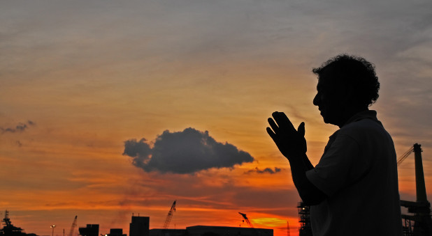 Man in Prayer