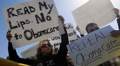 Obamacare protesters