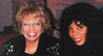 Mary Ellen Strong and Donna Summer