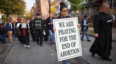 pro-life, anti-abortion march
