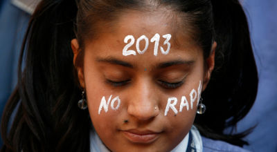 prayer vigil for rape victim in India