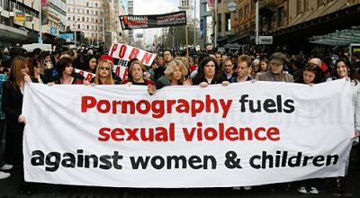 pornography protest