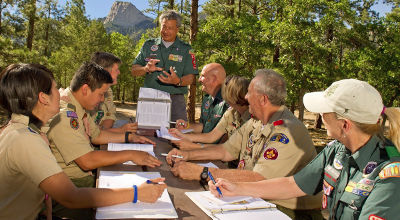 Boy Scouts of America leaders