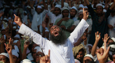 Islamic protesters in Bangladesh