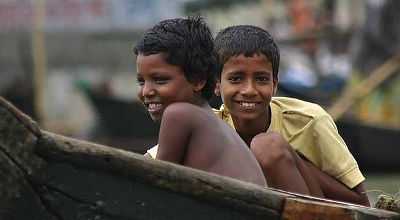 Bangladeshi children in Dhaka