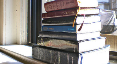 stack of Bibles