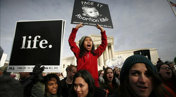 abortion protest