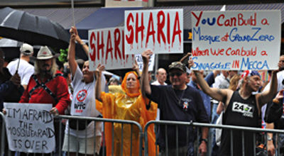 Anti-Shariah demonstrators
