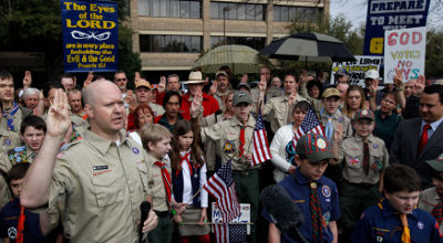 Boy Scouts of America prayer vigil