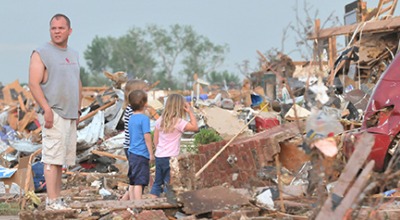 aftermath of Oklahoma tornado