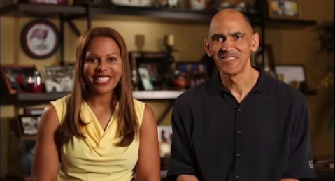 Lauren and Tony Dungy