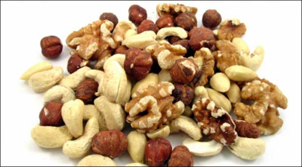Nuts and alkaline