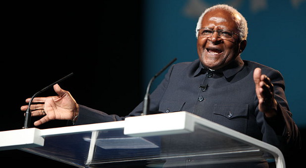 Retired Archbishop Desmond Tutu: 'I would not worship a homophobic God.'
