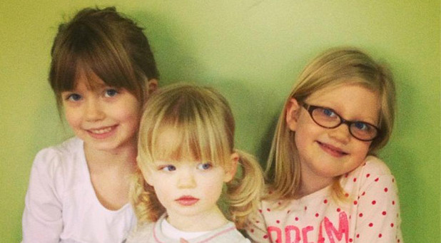 From left: Natalie Grant's daughters, Isabella, Sadie and Grace