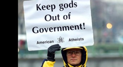 Atheist protest