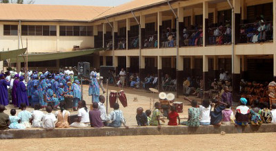 Church service in Ngaoundéré, Cameroon.