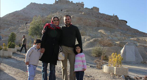 Pastor Saeed Abedini and his family.