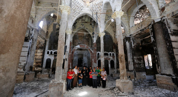 Egypt damaged church