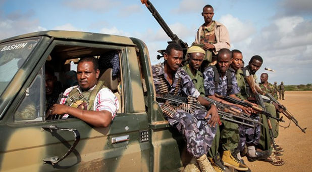 Kenyan forces in Somalia