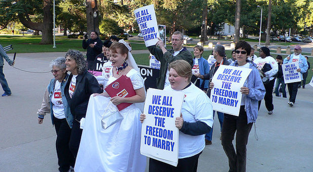 gay marriage protest