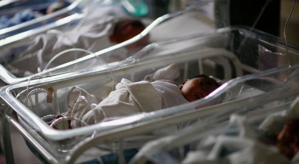 babies in Tacloban City hospital
