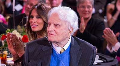 Billy Graham celebrated his 95th birthday Thursday with a few 'close' friends