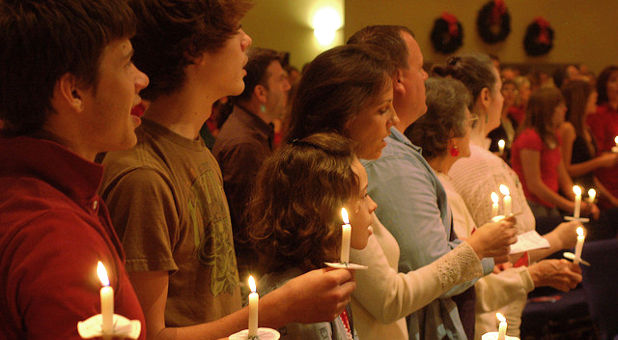 Candlelight Christmas Eve service