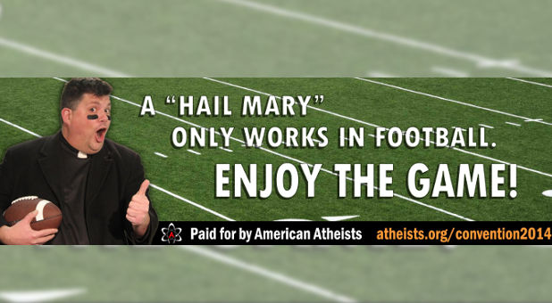 American Atheists' billboard ad