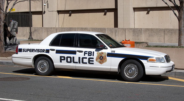 FBI police car