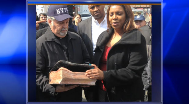 Bible found in building collapse