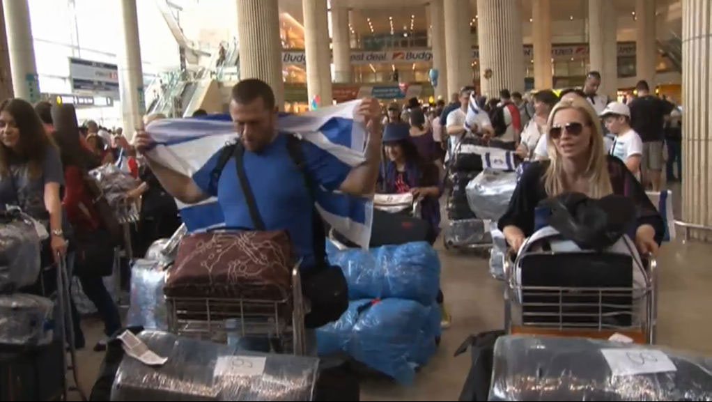 Ukrainian Jews flee to Israel