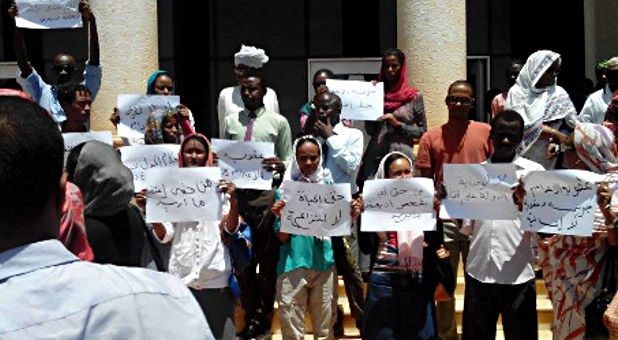 Protest for Meriam Yehya Ibrahim's release
