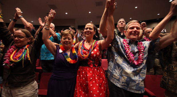 Hawaii gay marriage supporters