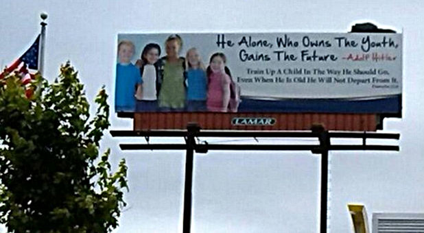 Life Savers Ministries billboard