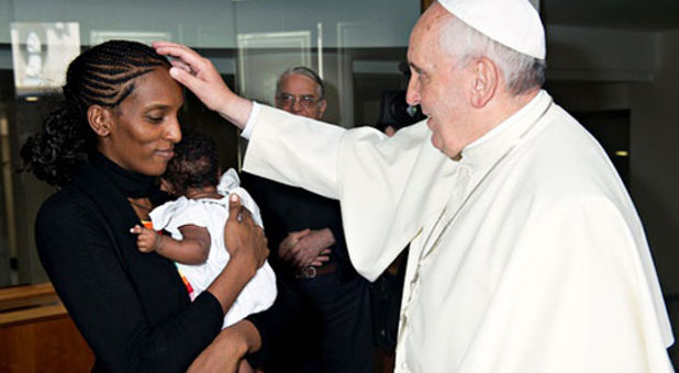 Meriam Ibrahim and Pope Francis