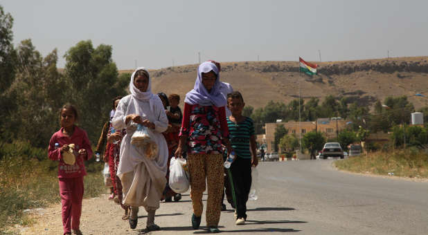 Iraqi Yazidi refugees