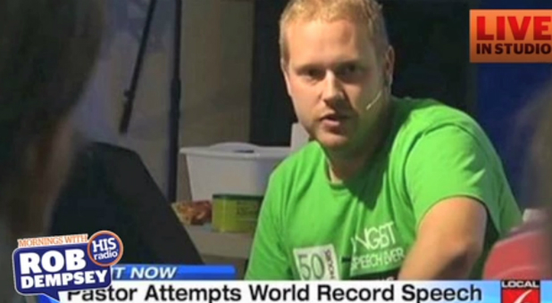 This pastor broke the Guinness world record for public speaking with a sermon that lasted for more than two days.