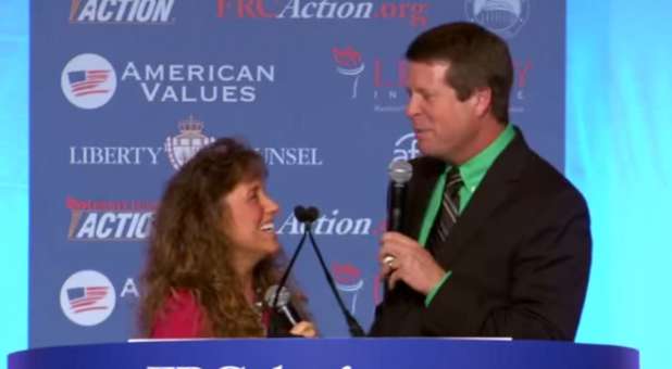 Jim Bob and Michelle Duggar from '19 Kids and Counting' refuse to back down on their stance on traditional marriage.