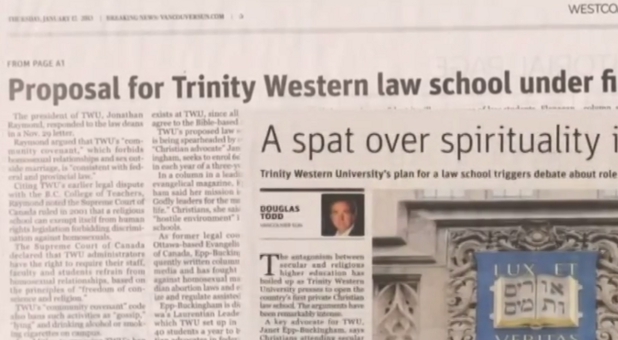 Trinity Western articles