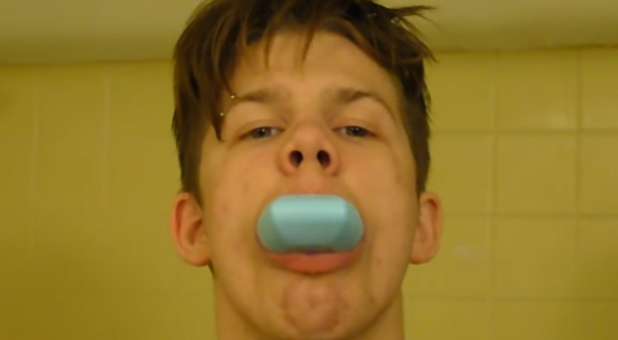 Washing your mouth out with soap
