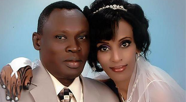 Mariam Ibrahim and husband Daniel Wani. Ibrahim was held captive in a Sudanese prison for her faith.