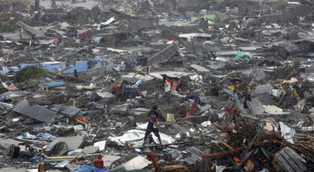 Tacloban after Typhoon Haiyan devastation.