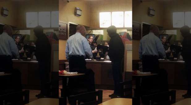 This Chick-fil-A manager was just doing his Christian duty