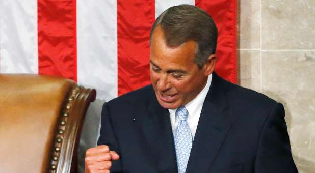 John Boehner was re-elected as the House speaker.