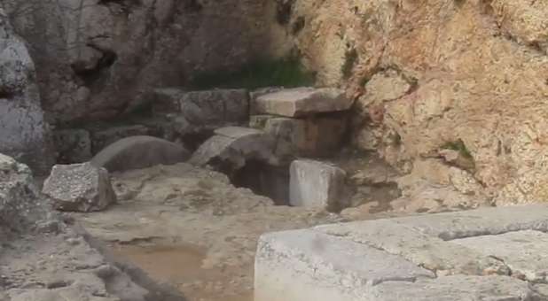 A burial cave in Jerusalem